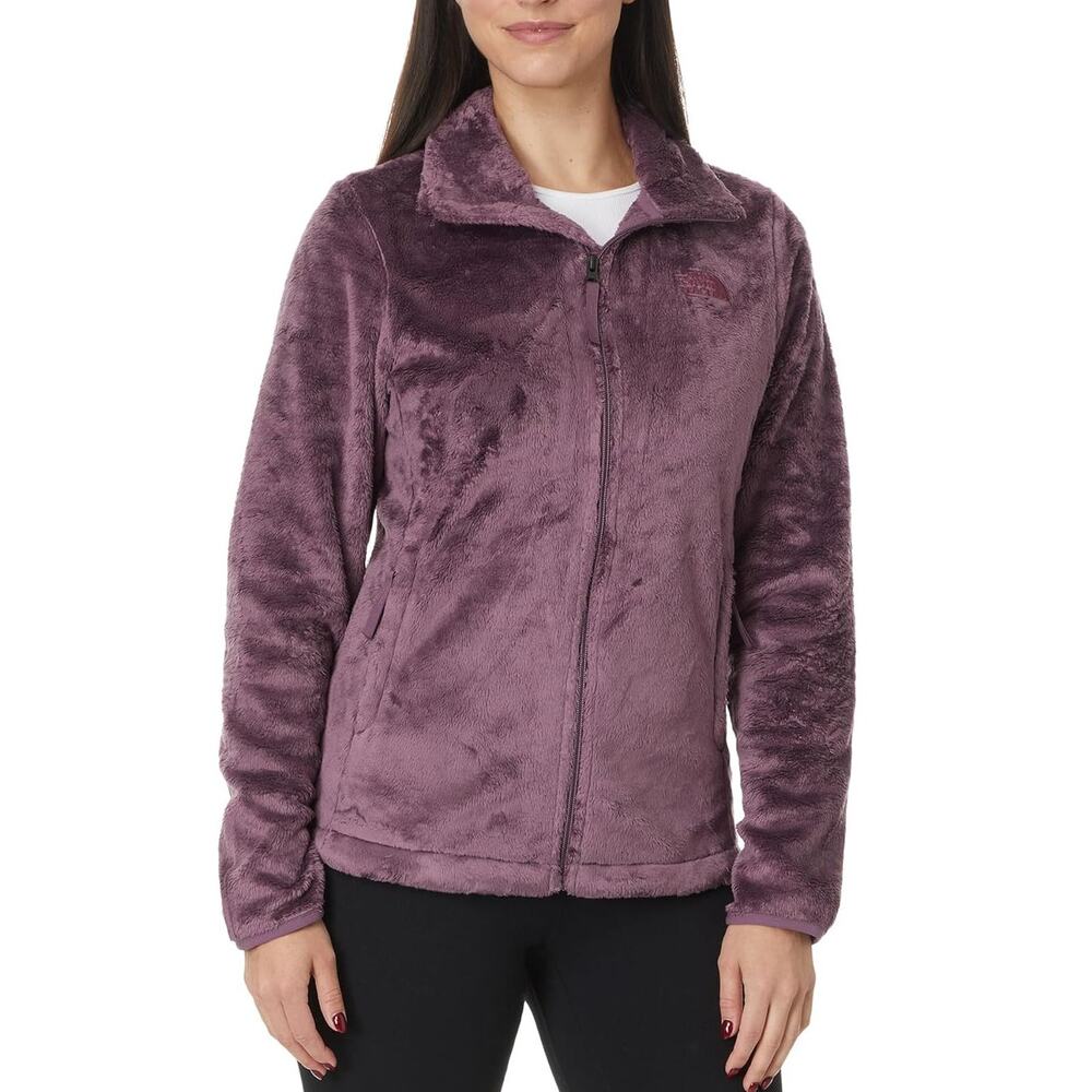 The North Face Women's Osito Fleece Jacket Midnight Mauve Small Purple Fuzzy